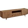 MASSIVMOEBEL24.DE MOSAYK #105 Mobile TV in Legno di Acacia - Laccato/Natur 188x40x48