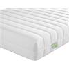 DREAMSTAR Easy Flex - Materasso ortopedico in schiuma fredda a 7 zone, certificato Öko-Tex, grado di durezza 2 e 3, 140 x 200 cm