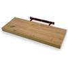 eacommerce Mensola Sospesa da Muro in Legno MDF con Staffa a Scomparsa | Scaffale Parete Design Moderno, Supporto Invisibile, Mensola Cucina Bagno Soggiorno (Rovere Nodato, 120x23x3,8 cm)