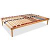 Materassimemory.eu Rete piazza e mezza modello Dynamic misura 120x190 in legno di faggio con doghe ammortizzate e basculanti e regolatori di rigidità zona lombare