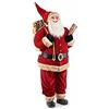 Gruppo Maruccia Babbo Natale Gigante 1,90 Metri per Vetrine Negozi e Ristoranti Decorazione Natalizia per la Casa Statuina di Babbo Natale