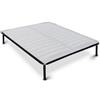 Generico Coprirete, Salva Materasso in Feltro con Lacci per Fissaggio a Reti e Doghe -Antiacaro, Traspirante, Anallergico - Adatto per Letto Matrimoniale Misure 170x190 cm - Made in Italy (Colore Bianco)