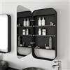 EYE AM Specchio contenitore bagno, specchiera armadio bagno ingresso di forma rotonda, rettangolare, ovale (Rettangolare)