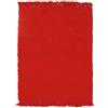 Thedecofactory The Deco Factory Simply Coton - Tappeto 100% cotone, 120 x 170 cm, colore: Rosso