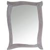 Cribel Specchio Magik Grigio Design Moderno Rettangolare 120 X 90 Cm, Cornice in Legno Ingegnierizzato Elegante Per Soggiorno, Ingresso, Living E Camera Da Letto