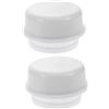 Warmhm Base Rotante Facile da Trasportare per Carillon Musicale 2 Pezzi Fai da Te in Bianca Forma Rotonda per Ragazza e Adulti DIY