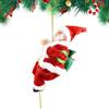 Generico Babbo Natale che si arrampica con musica, Corda elettrica per arrampicata di Babbo Natale con decorazione di perline,si arrampica su e giù per la decorazione della festa in casa 'albero di Natales