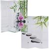Mendler Paravento divisore Doppia Immagine separè Decorativo 4 Pannelli T234 160x180cm - Ko Samui