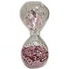 Generico Clessidra Mini con Glitter Rosa 3x6 cm BOMBONIERA