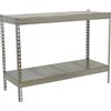 Simon Rack SimonRack Scaffale metallico, 400 kg di punto flessione, 900x1200x450 mm, 2 ripiani, scaffalatura, scaffalatura industriale, zincato - SimonWorkshop