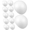 HOODANCOS 20 Palline Polistirolo Mezza Sfera Bianca Blocchi Schiuma Floreale Fai-da-Te per Bouquet Sposa E Centrotavola Decorazioni Matrimonio