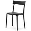 Connubia by Calligaris Argo Sedia, Polipropilene, Nero Opaco, Taglia unica
