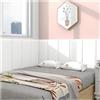 Generic Imbottitura 3D anti-collisione da parete, per camera da letto, testiera autoadesiva, pannelli imbottiti in pelle, paraschizzi per letto a parete, perfetta per dojo e sala giochi