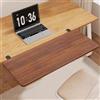 Generic Vassoio estensibile da scrivania, mensola di estensione a morsetto, supporto ergonomico per braccio del computer per casa e ufficio, facile installazione, design durevole