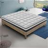 materassi e doghe Materassiedoghe - Materasso Memory Foam Alto 20 o 30 cm - Ortopedico - 13 Zone di Comfort - 100% Made in italy - Massima Traspirabilità (Matrimoniale 150x190 cm, Alto 20 cm)