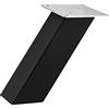 SOTECH Consolle da bar inclinata 210 x 80 x 70 mm in nero Consolle da banco con portata 30 Kg