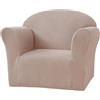 Generic Copridivano Elastico per Poltroncina Piccola - Copertura Divano Bambini ，Tessuto Morbido Copripoltrona Bimbi Lavabile, Rivestimento Divano Piccolo per Ragazzi Ragazze(Sand Color)
