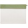 Cozomiz Copri termosifoni, copertura antipolvere per radiatori, rivestimento per termosifoni, copertura lavabile per riscaldamento ambiente, 60 cm L x 10 cm, verde