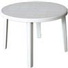 WEBMARKETPOINT Tavolo Zeus Tondo D.90X72H Bianco