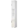 Vicco Mobile bagno alto Irma, Bianco lucido, 30 x 192 cm