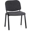 HJH Office 704020 conferenza rivestita Xt 600 Riunioni, Attesa Con Schienale, Tessuto Antracite
