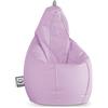 Happers Pouf Poltrona Gigante a Sacco con Imbottitura per Sedersi Grande Puff per Bambini Adulti Morbido Puffo Bean Bag Chair per Salotto Lettura Lavanda XXL
