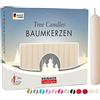 Brubaker 200 Confezioni di Candele per Albero Cera - Candele di Natale Candele Piramide Candele Dell'Albero di Natale - Champagne