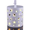 MA MAISON Base Supporto per Albero di Natale - Effetto Tronco Realistico, in PVC, Gancio Metallo, Supporto per Alberi, Decorazioni - Kit di Fissaggio (Base Bianca)