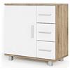 Vicco Mobile sottolavabo per bagno Ilias, Sonoma, 60 x 60.8 cm | con intaglio per sifone per l'installazione su lavabo
