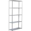 7H SEVEN HOUSE SteelSmart - Scaffale modulare in metallo con 5 ripiani, 200 kg, 180 x 30 x 90 cm, 7house
