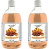 Generic Fei Fan Diffusore Ambiente 26 Fragranze Naturali e Intense ad Alto Concentrato di Essenza - Made in Italy Formato Ricarica da 500ml - 2 Flaconi (Ambra e Sandalo)