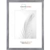 Duisburger-Rahmen24 DR24 Cornice 26x36 (Grigio Sfocato) su Misura, Telaio in Legno MDF Largo 35 mm Incluso Vetro Sintetico antiriflesso, Parete Posteriore Stabile, perni da Piegatura e Ganci
