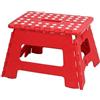 FACCIO IO S.R.L. Sgabello Pieghevole in Plastica Rosso 31x22x22 cm