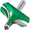 Trend CraftPro Fresa per Ovolo con Cuscinetto Guida, Codolo 1/2 Pollice, Raggio 31,8mm, Metallo Duro (TCT), C079CX1/2TC