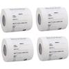LALAFINA 4rotoli Igienica Decorativa Con Formula Di Chimica e Fisica Confezione Per Uso Classe e Decorazione Domestica Assorbente e Resistente Sicura Per La