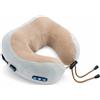 Nateck Massaggiatore cervicale e collo | Cuscino massaggiante riscaldato ideale per cervicali dolorose, dispositivo collare da massaggio ideale per viaggi in aereo e relax, regalo originale uomo/donna