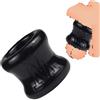 Generico Set di stretching con anelli elastici leggeri e resistenti, anelli morbidi per esercizi da uomo - E65IT (Black)