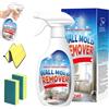 Knubbuf Wall Stain Remover Spray - Fast Acting Black Spot Cleaner for Walls, Tiles & Sealant, Quick Multi-Surface Cleaner for Wood, Tile, Fabric, Bathrooms, Kitchens (1Pcs)