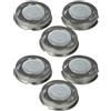 vhbw 6x testina di ricambio compatibile con Philips HS702, HS703, HQ3865, HQ3870, HS708, HS706, HS715, HS704, HS755 rasoio elettrico