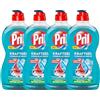 PRIL Kraft Gel freschezza igienica (6 x 450 ml), detersivo per piatti a mano con il massimo potere sgrassante, per piatti puliti anche in acqua fredda, rimuove i cattivi odori