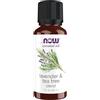 NOW Olio essenziale di lavanda e tea tree puro e naturale al 100%.