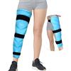 Relief Expert Grande impacco di ghiaccio per gambe, ginocchia, anca, riutilizzabile, in gel, per affaticamento muscolare, impacco freddo lenitivo per migliorare il recupero muscolare dopo l'esercizio,