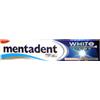 MENTADENT 24 x Dentifricio White System Classico 75 Ml, Pasta, Non aromatizzato, Adulti, Sbiancante e rinforza lo smalto, 1800 millilitri, Tubetto con cap, per uso esterno