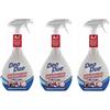 Generico Deo Due Sgrassatore Spray Profumato, 3 Pezzi da 600ml, Bianco, Non Abrasivo, Ipoallergenico, per Tutte le Superfici