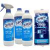 FEI FAN SET QUASAR PULIZIA VETRI CON ALCOOL: Spray 580ml + 2x Ricarica 580ml + Panno In Super Microfibra, Lucida e Rimuove Facilmente Lo Sporco Più Ostinato