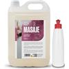LA MISTT Olio di Massaggio Professionale 5L + Bottiglia ricaricabile 250 ml | Olio di Mandorle Dolci, Rosmarino, Lavanda e Finocchio | Olio per il Corpo