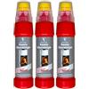Sendeo, detergente per vetri del camino, gel attivo per forno e camino | Power attivo contro lo sporco più ostinato come fuliggine e bruciato | Alta resa con spazzola integrata 3x 200ml