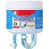 Generisch Crystal Lye Drain Opener, ridimensionamento in polvere, 200 g, per scarichi da cucina e bagno, detergente per sanitari con profumo