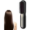 Xinhuju Spazzola lisciante per capelli | Strumenti di acconciatura ricaricabili con riscaldamento rapido | Piastra per capelli ricaricabile,Per viaggi all'aperto, vacanze e mattine pressate