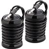whiteswan 2 bobine in acciaio inossidabile per macchine spa per piedi - durevole disintossicazione ionica pediluvio array ionici per pediluvio per pediluvio massaggiatore macchina piedi spa strumento